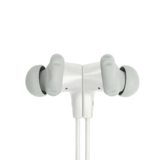 JBL Endurance Run 2 Wired - White - Waterproof Wired Sports In-Ear Headphones - Detailshot 1 image number null